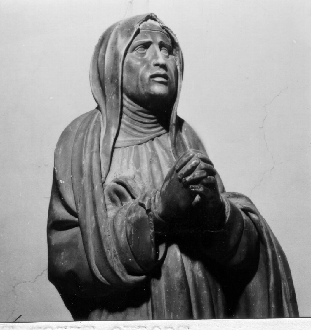 Madonna (scultura, elemento d'insieme) di Merliano Giovanni detto Giovanni da Nola (prima metà sec. XVI)