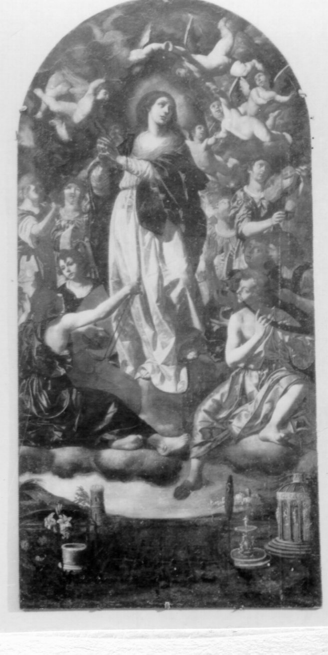 assunzione della Madonna (dipinto) di Finoglio Paolo Domenico (prima metà sec. XVI)