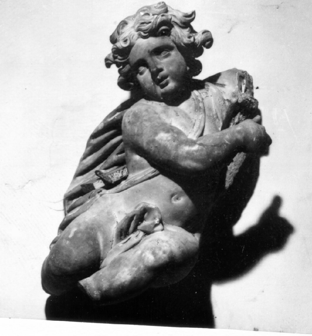 putto (scultura, frammento) - ambito napoletano (metà sec. XVI)