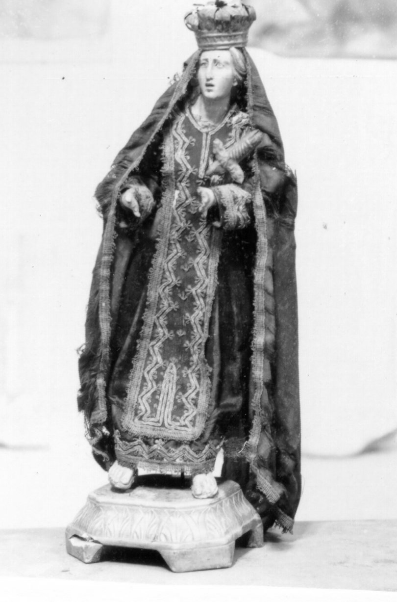 Madonna Addolorata (statuetta devozionale) - ambito napoletano (seconda metà sec. XVIII)