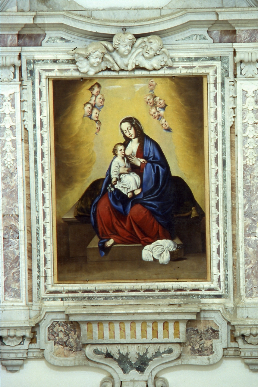 Madonna del Latte (dipinto) di Marullo Giuseppe (ultimo quarto sec. XVII)