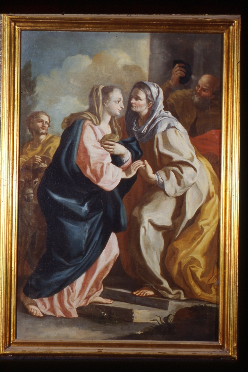 visitazione (dipinto) di Diano Giacinto detto Pozzolano (metà sec. XVIII)