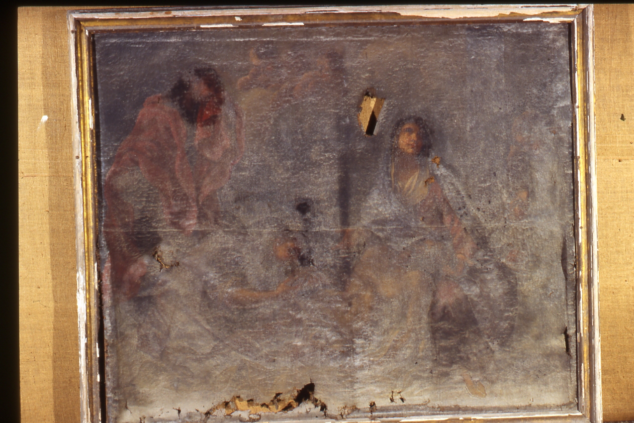 adorazione dei pastori (dipinto) - ambito napoletano (primo quarto sec. XVIII)