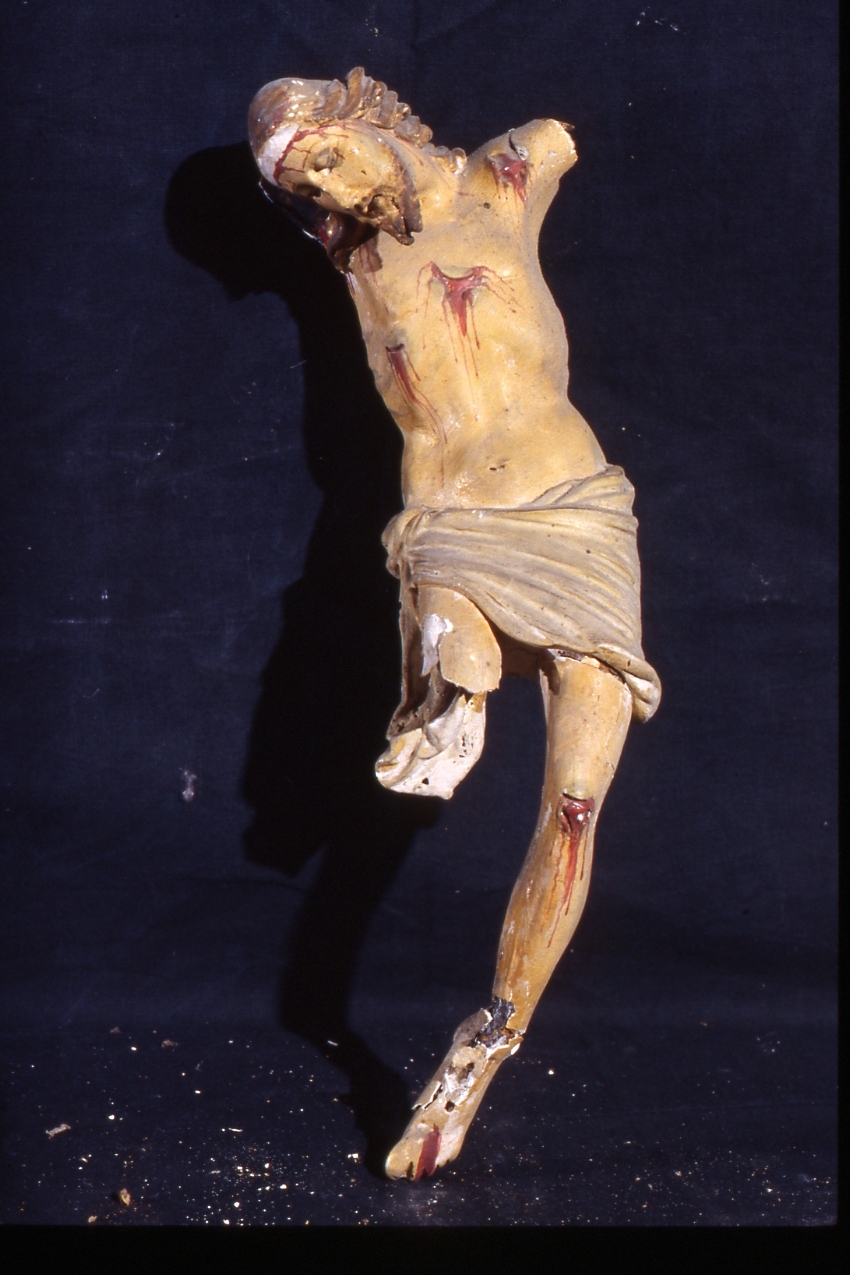 crocifisso - bottega napoletana (fine sec. XIX)