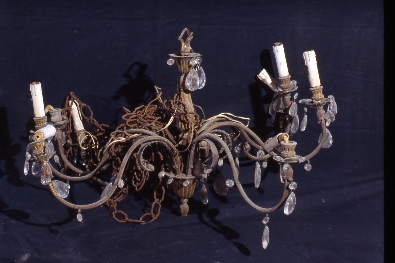 lampadario - bottega napoletana (inizio sec. XX)