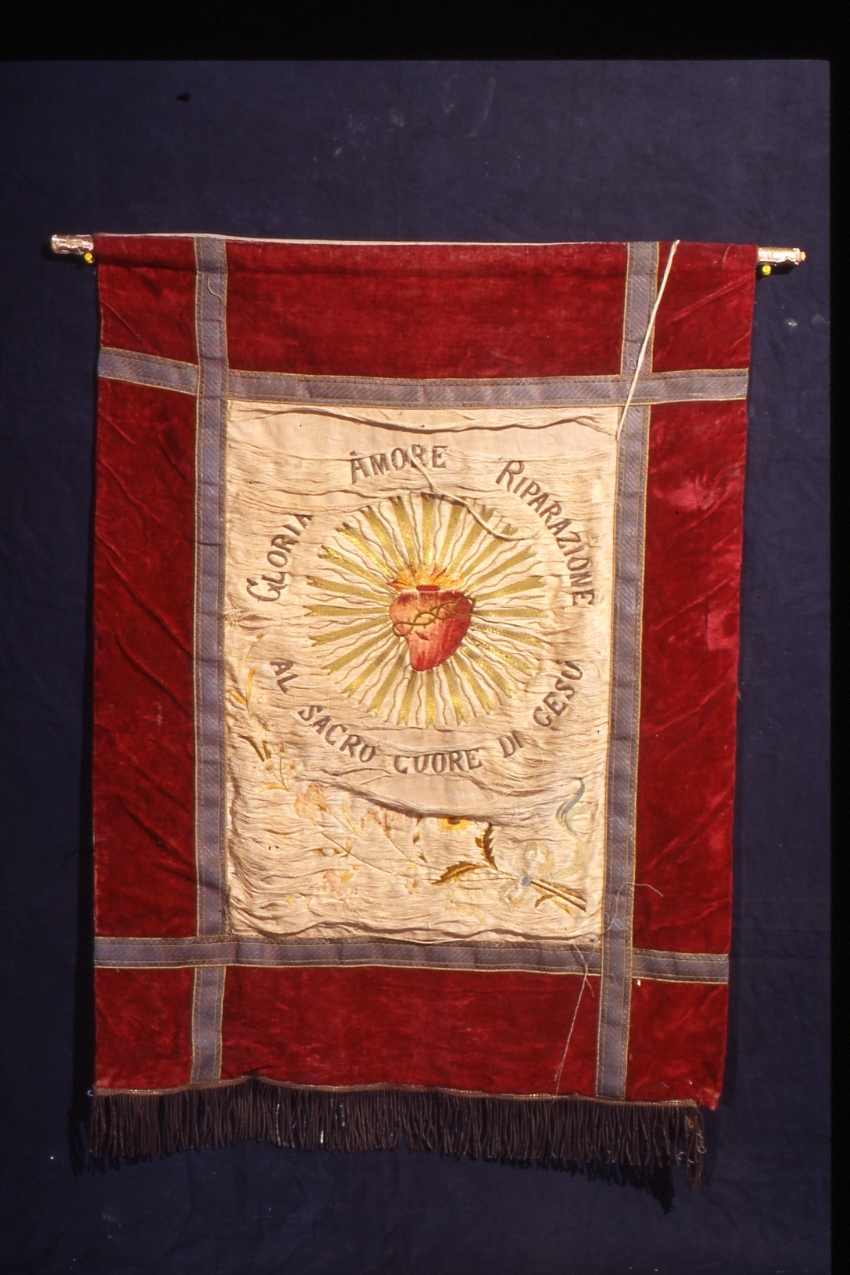 stendardo - manifattura napoletana (secondo quarto sec. XX)