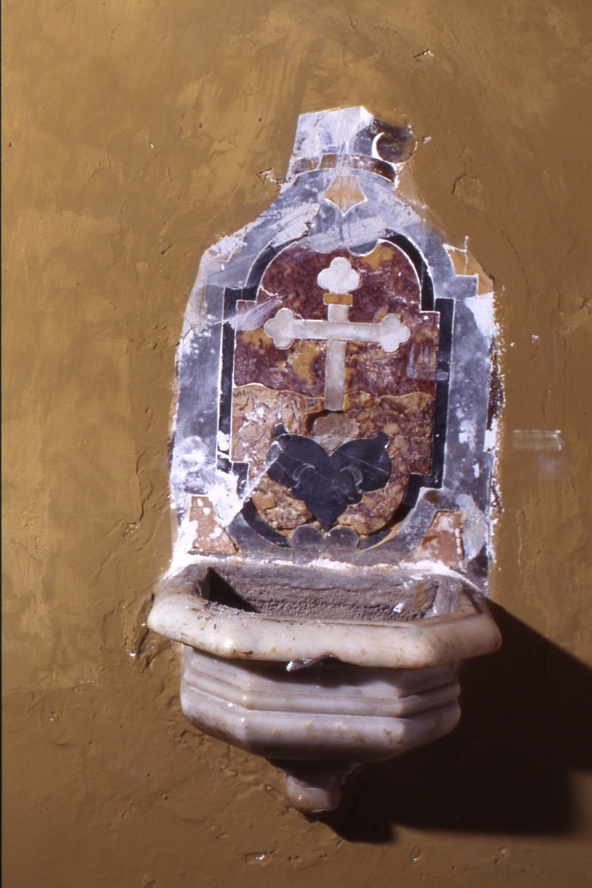 acquasantiera - bottega napoletana (ultimo quarto sec. XVIII)