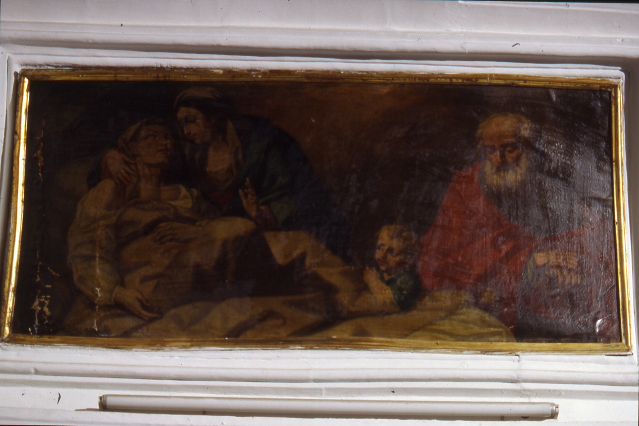 morte di Sant' Anna (dipinto, elemento d'insieme) di Ferri Antonio (sec. XVIII)