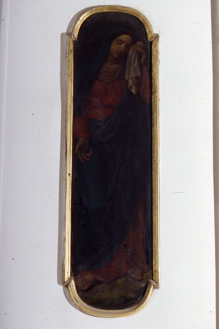 Madonna Addolorata (dipinto, elemento d'insieme) di Pinacci Giuseppe (sec. XVII)