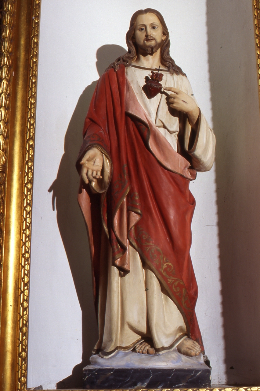 Sacro Cuore di Gesù (statua) - bottega napoletana (terzo quarto sec. XX)
