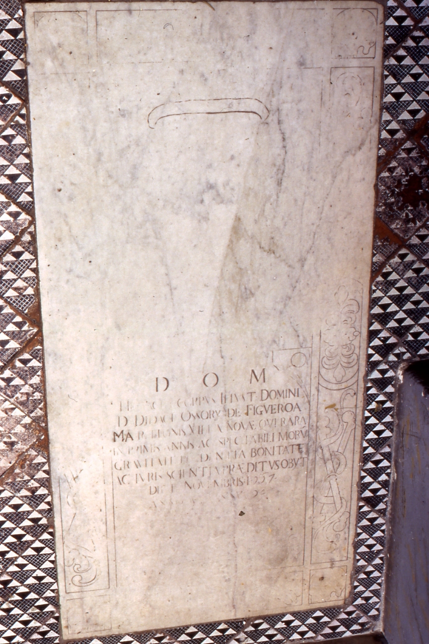 lapide tombale - bottega napoletana (sec. XVII)