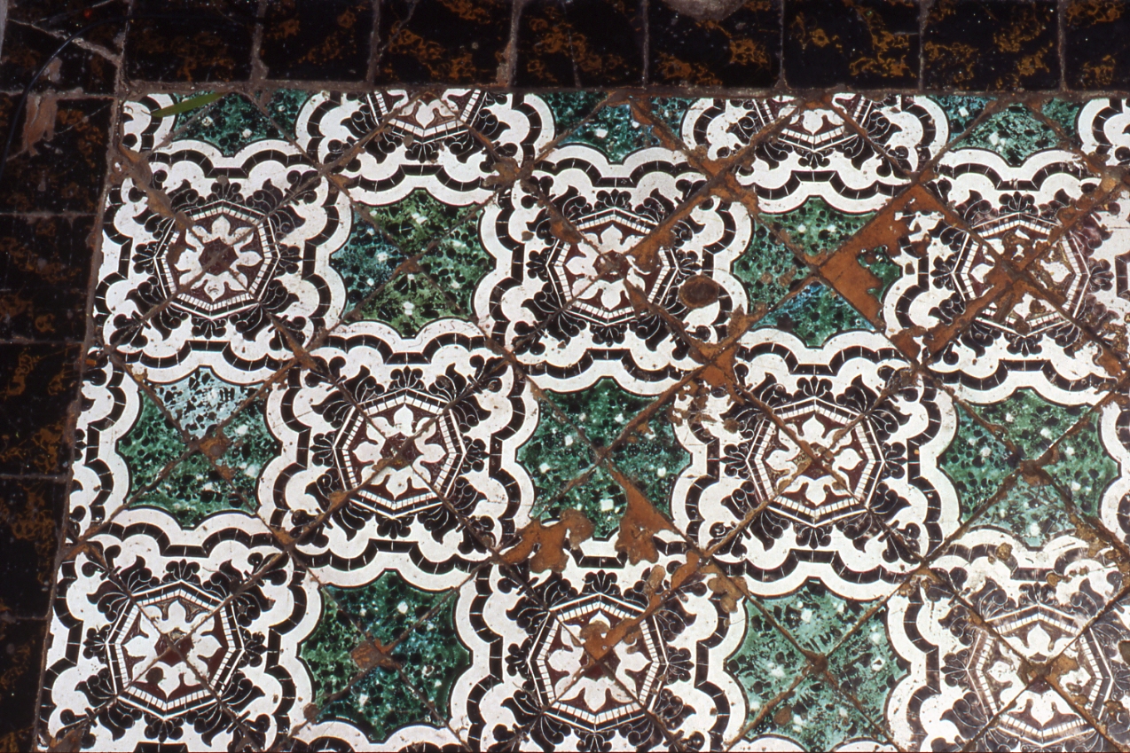 pavimento - bottega napoletana (ultimo quarto sec. XIX)