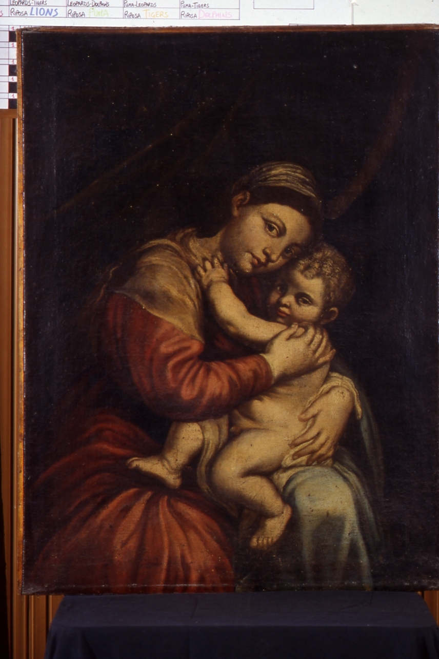 Madonna con Bambino (dipinto) - ambito napoletano (prima metà sec. XVII)