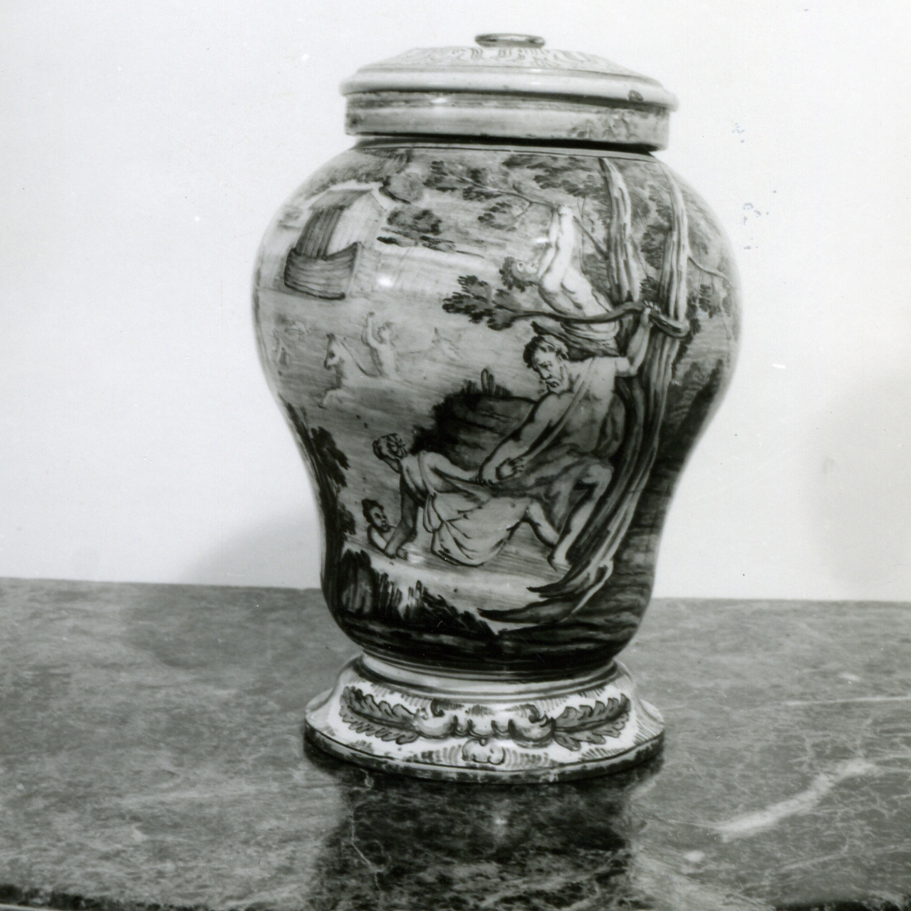 vaso da farmacia, serie di Massa Donato (e aiuti) (metà sec. XVIII)