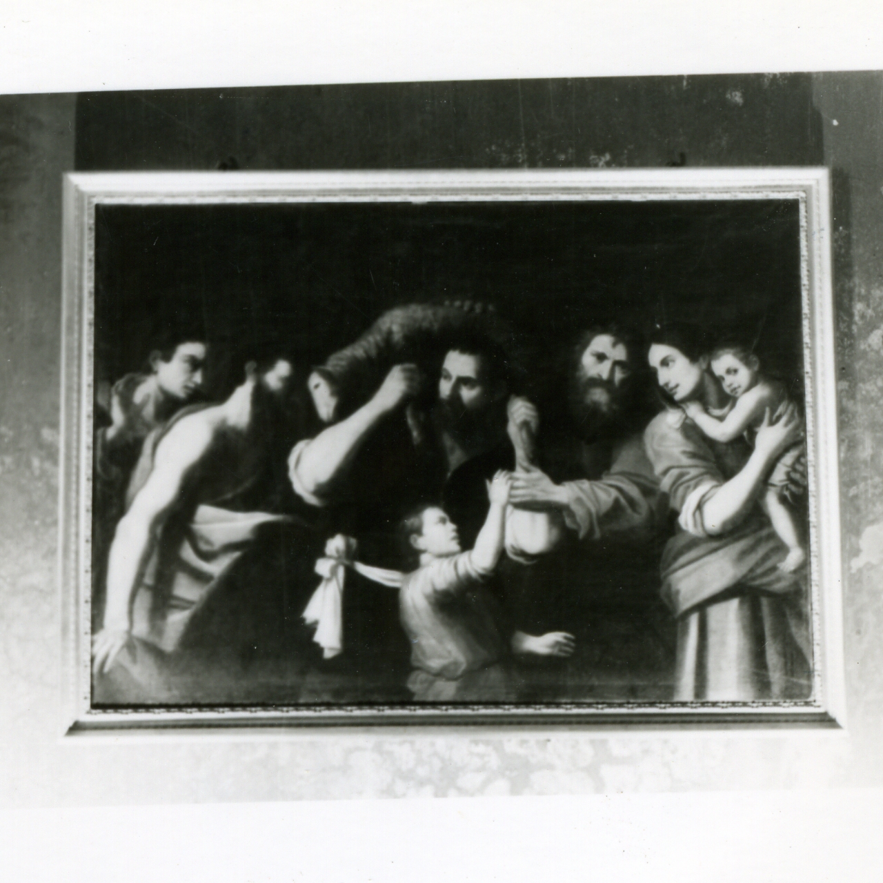 scena biblica (dipinto) - ambito napoletano (metà sec. XVII)