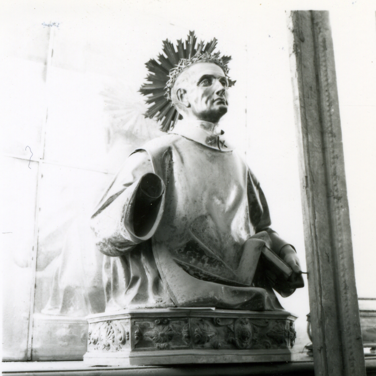 Santo (reliquiario - a busto) - bottega napoletana (prima metà sec. XIX)