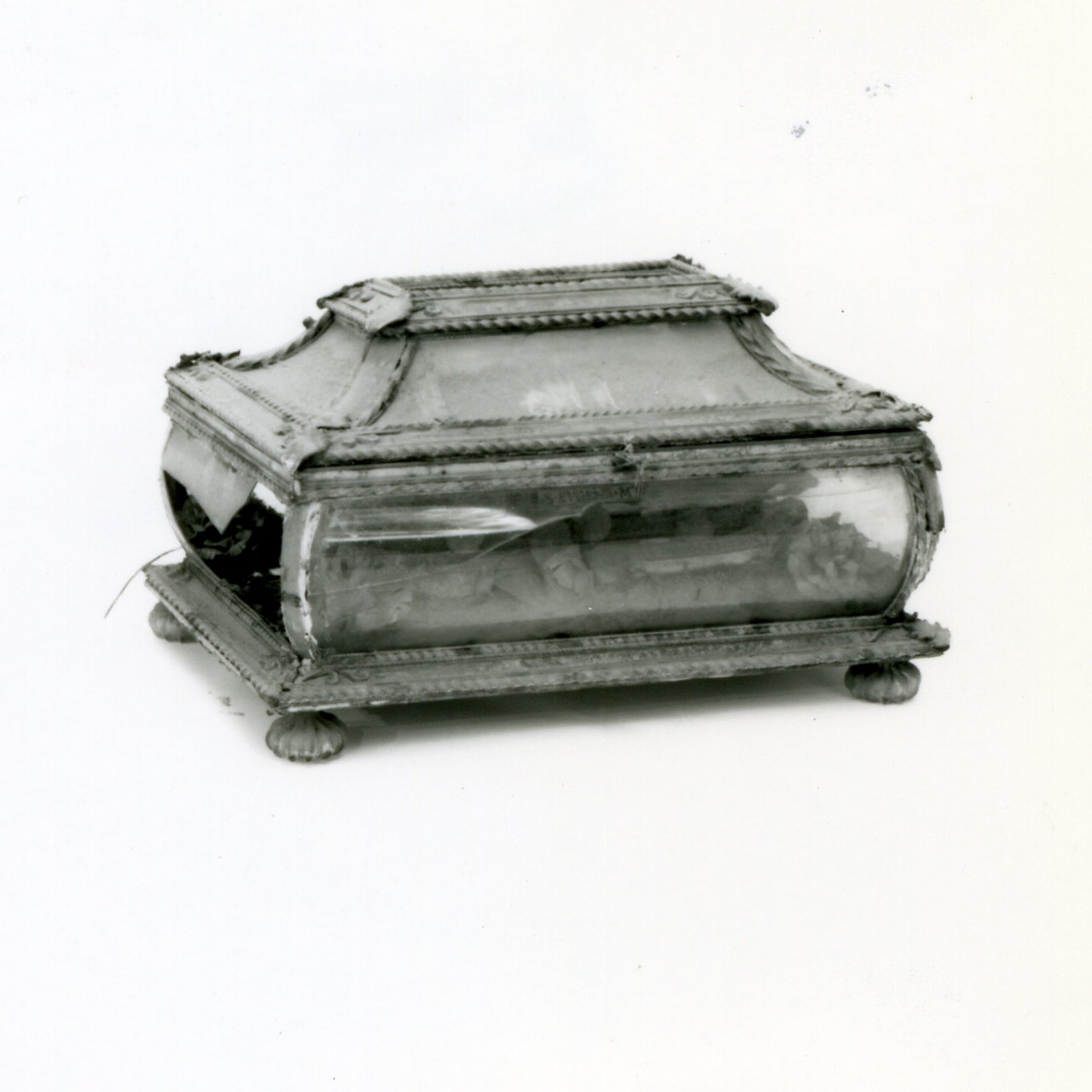 reliquiario a teca - bottega napoletana (prima metà sec. XIX)