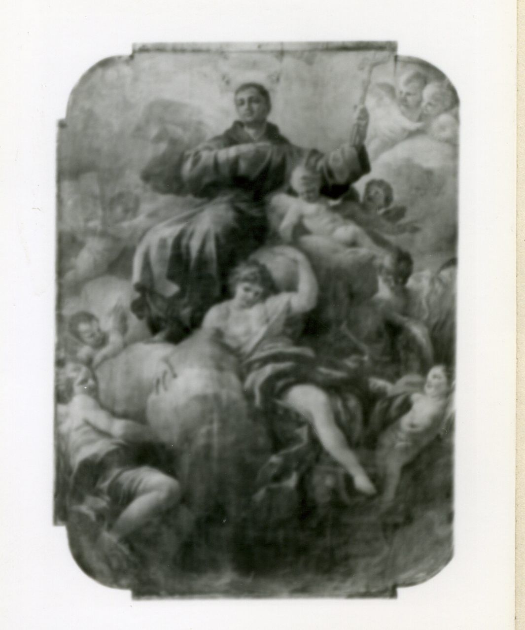 gloria di San Giovanni di Dio (dipinto) di Solimena Francesco detto Abate Ciccio (sec. XVII)