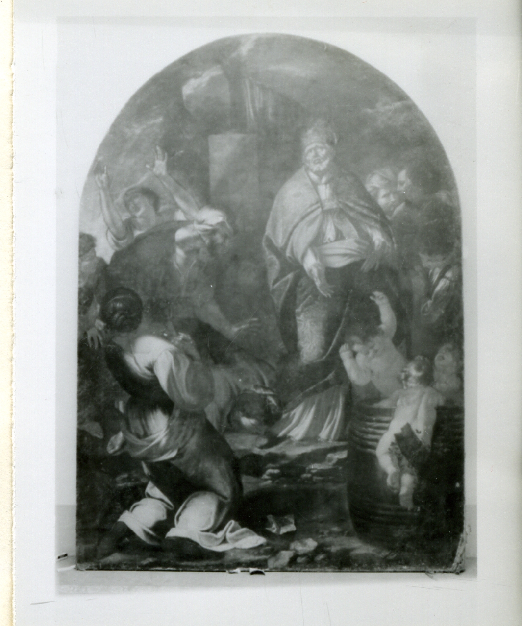 San Nicola di Bari (dipinto) di Rossi Giovan Battista (sec. XVII)