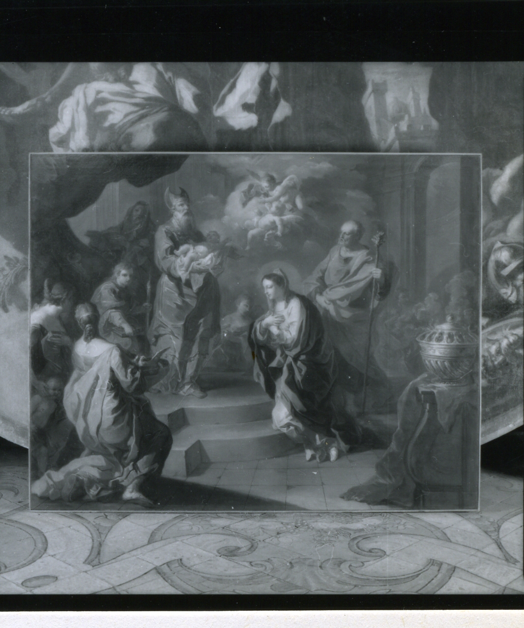presentazione di Gesù al tempio (dipinto) di Rossi Giovan Battista (metà sec. XVIII)