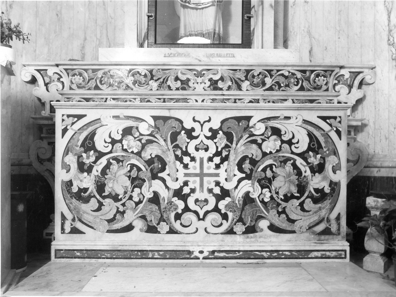 altare - ambito napoletano (seconda metà sec. XVIII)