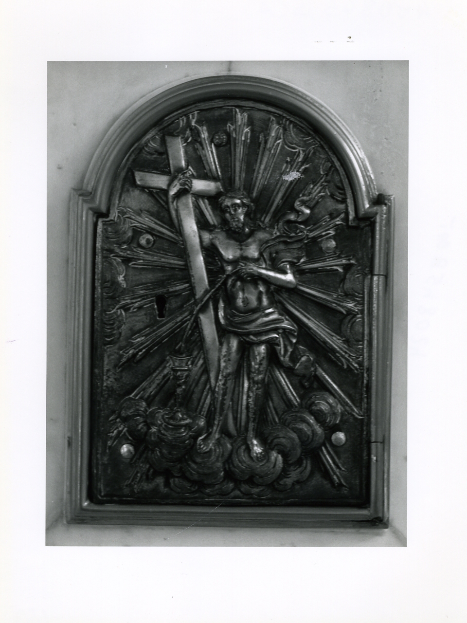 sportello di tabernacolo - bottega napoletana (metà sec. XIX)