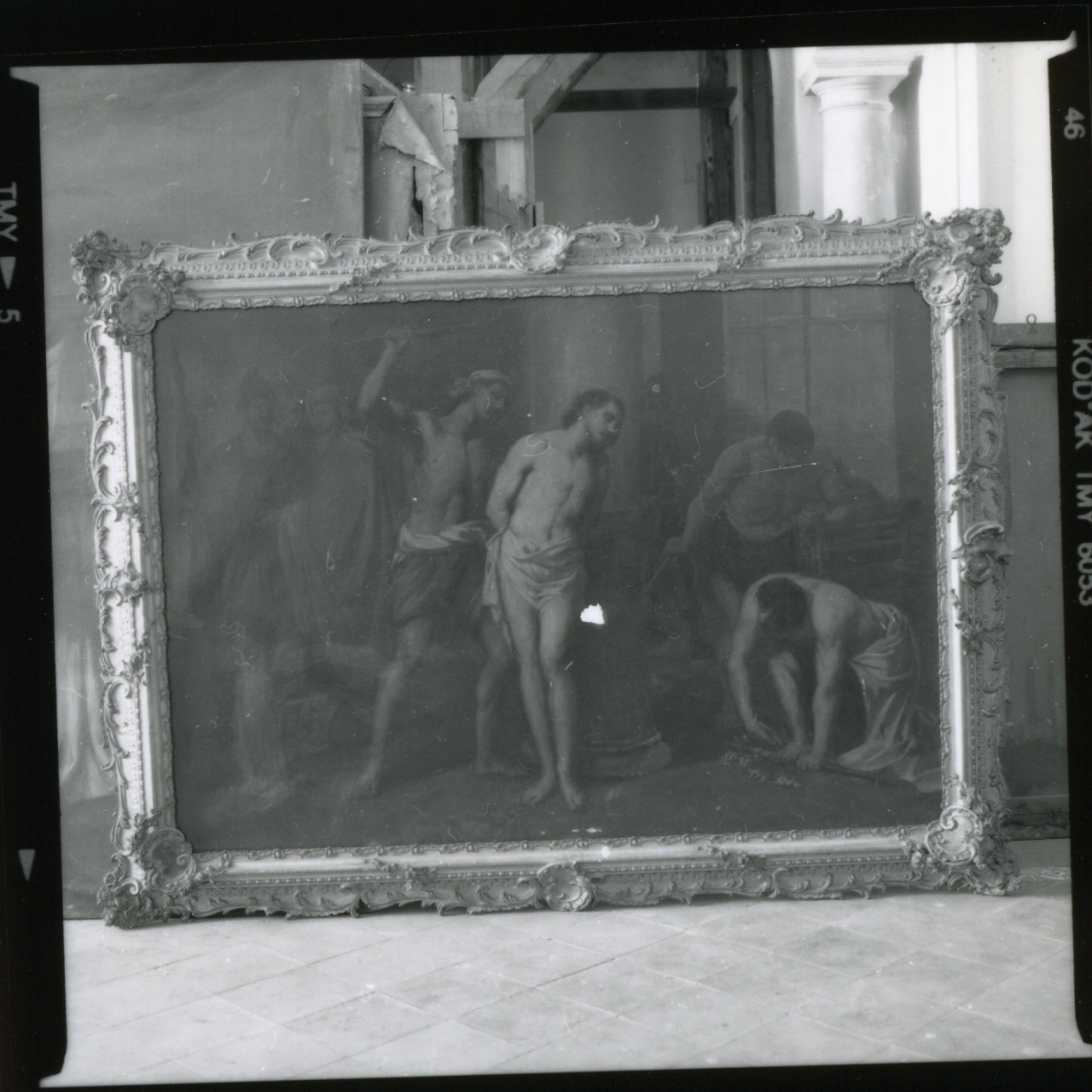 flagellazione di Cristo (dipinto) - ambito napoletano (fine sec. XIX)