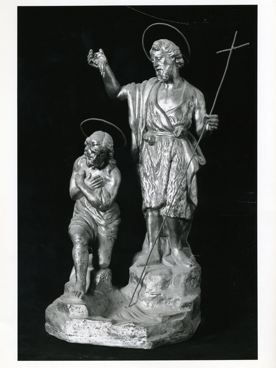 battesimo di Cristo (gruppo scultoreo) - bottega napoletana (seconda metà sec. XIX)