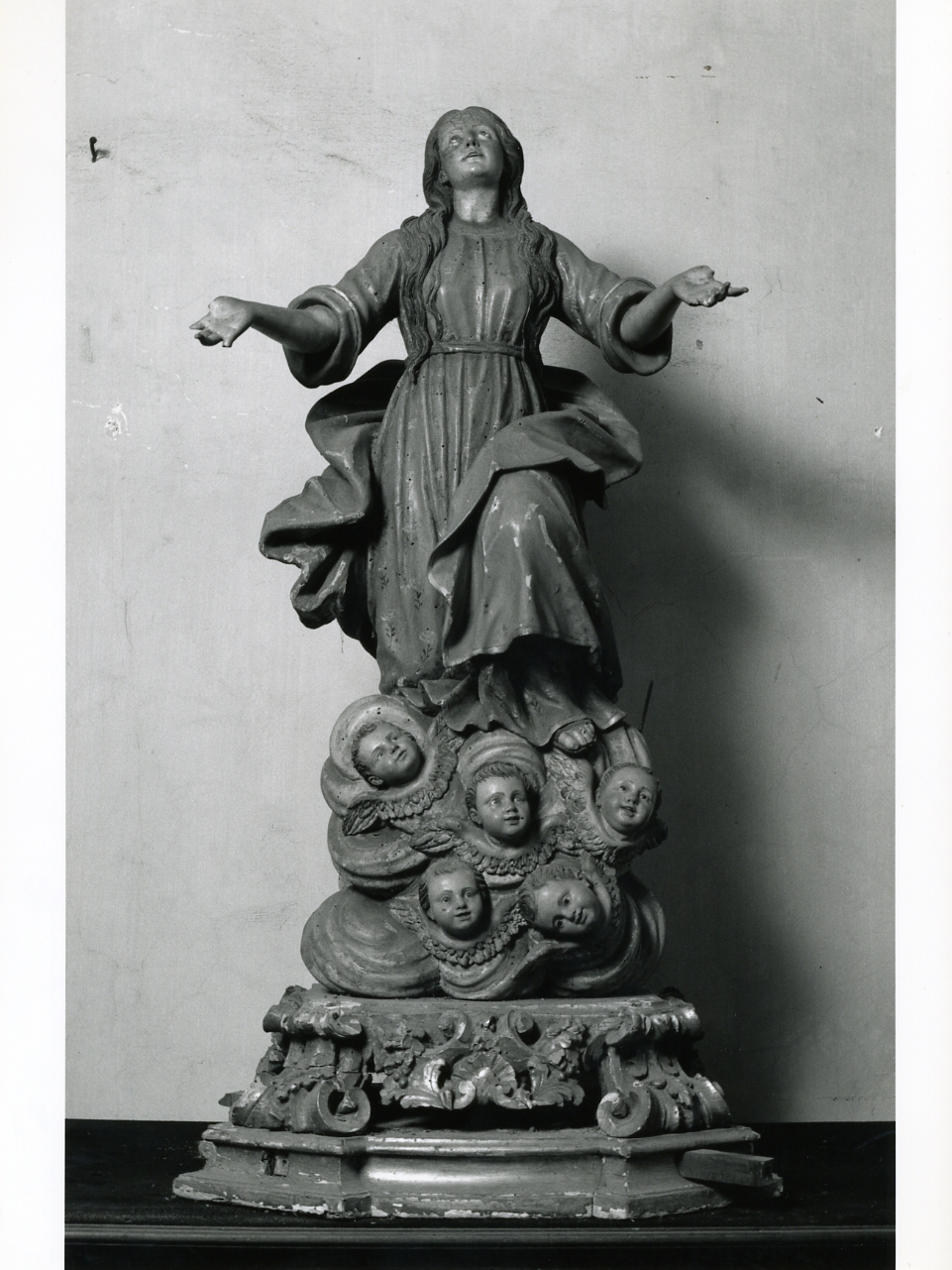 Madonna Assunta (scultura) - bottega napoletana (prima metà sec. XVIII)
