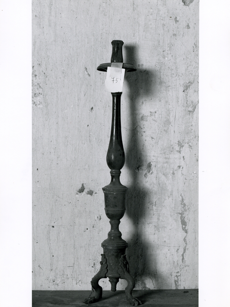 candeliere d'altare - bottega napoletana (metà sec. XIX)