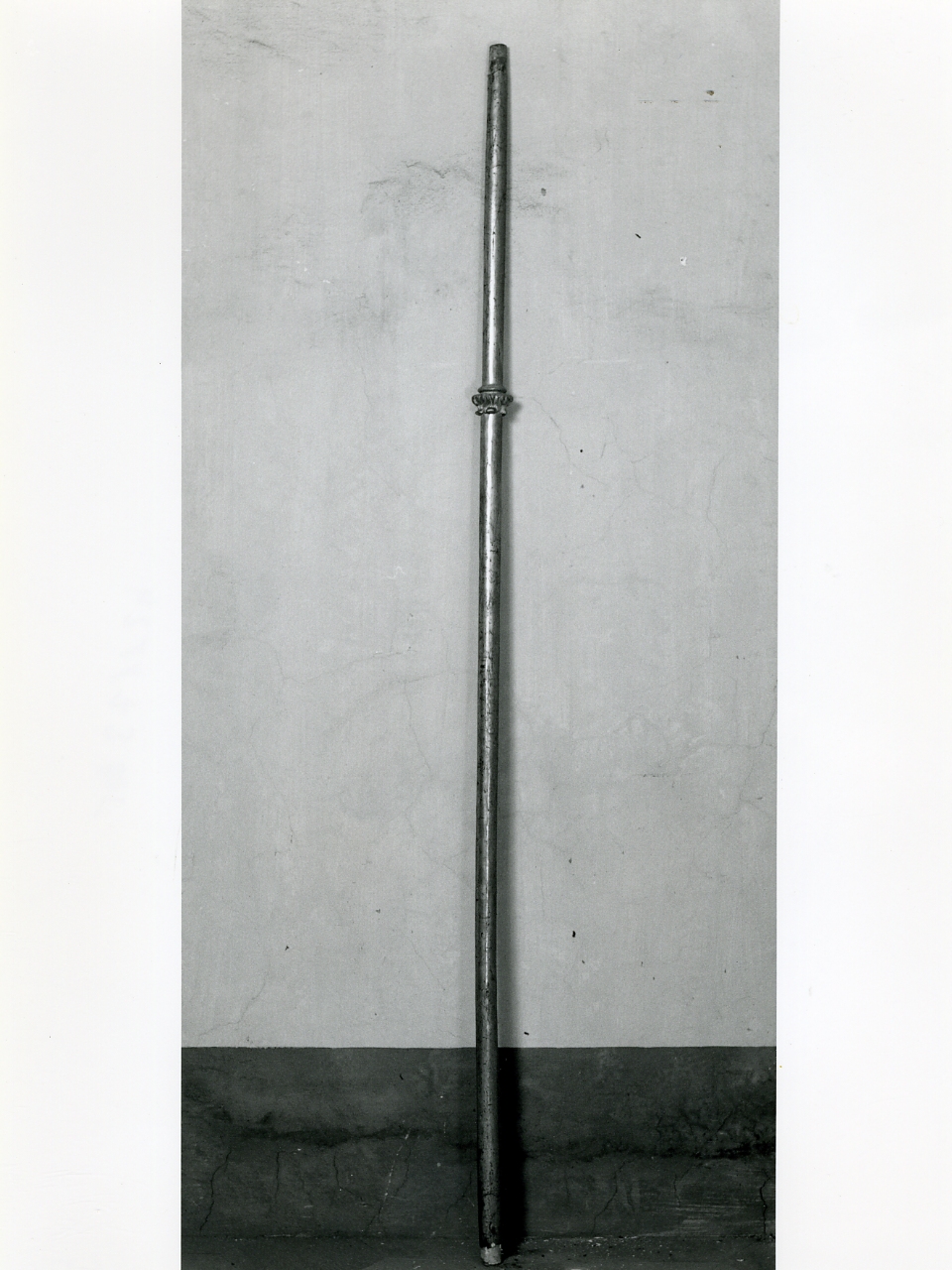 asta di baldacchino processionale, serie - bottega napoletana (metà sec. XIX)