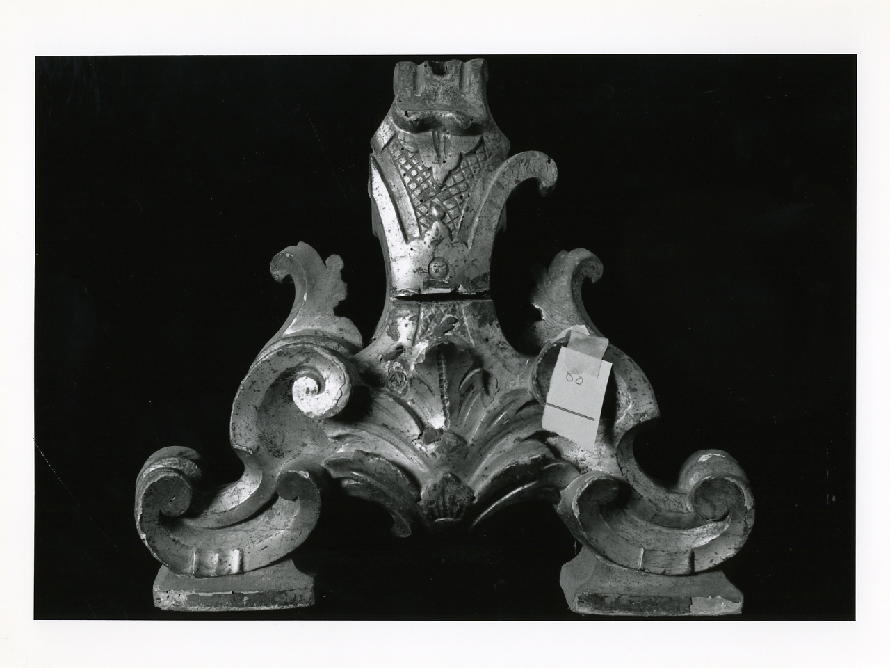 base per croce d'altare - bottega napoletana (seconda metà sec. XVIII)