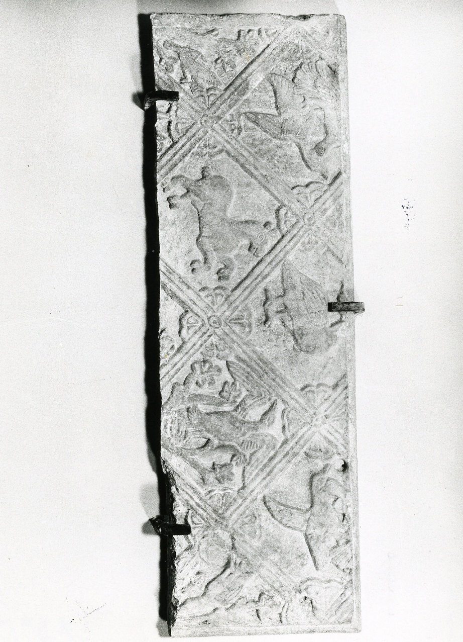 pluteo, frammento - bottega napoletana (inizio sec. XI)