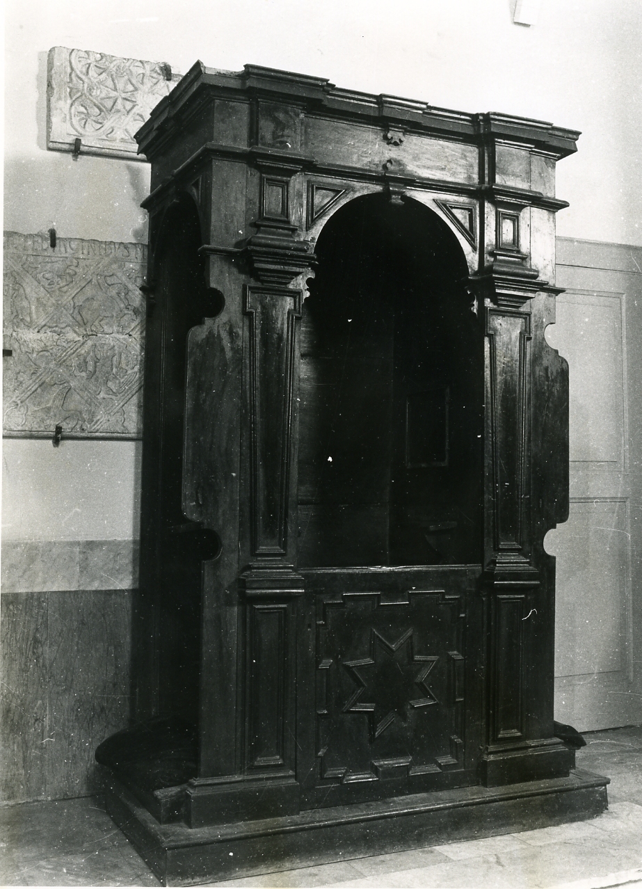 confessionale - bottega napoletana (fine sec. XVIII)