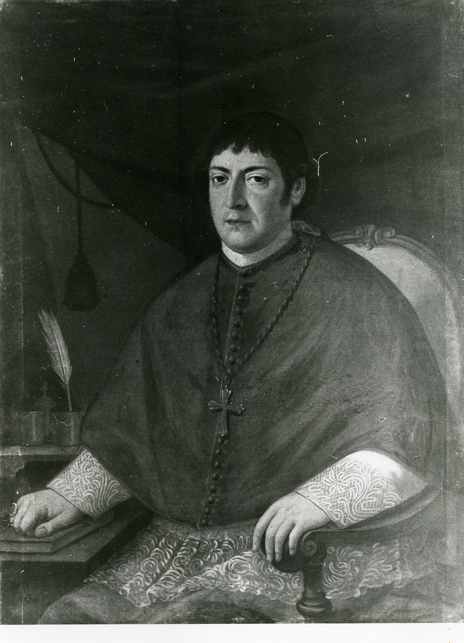 ritratto dell'arcivescovo Gabriele Papa (dipinto) - ambito napoletano (prima metà sec. XIX)