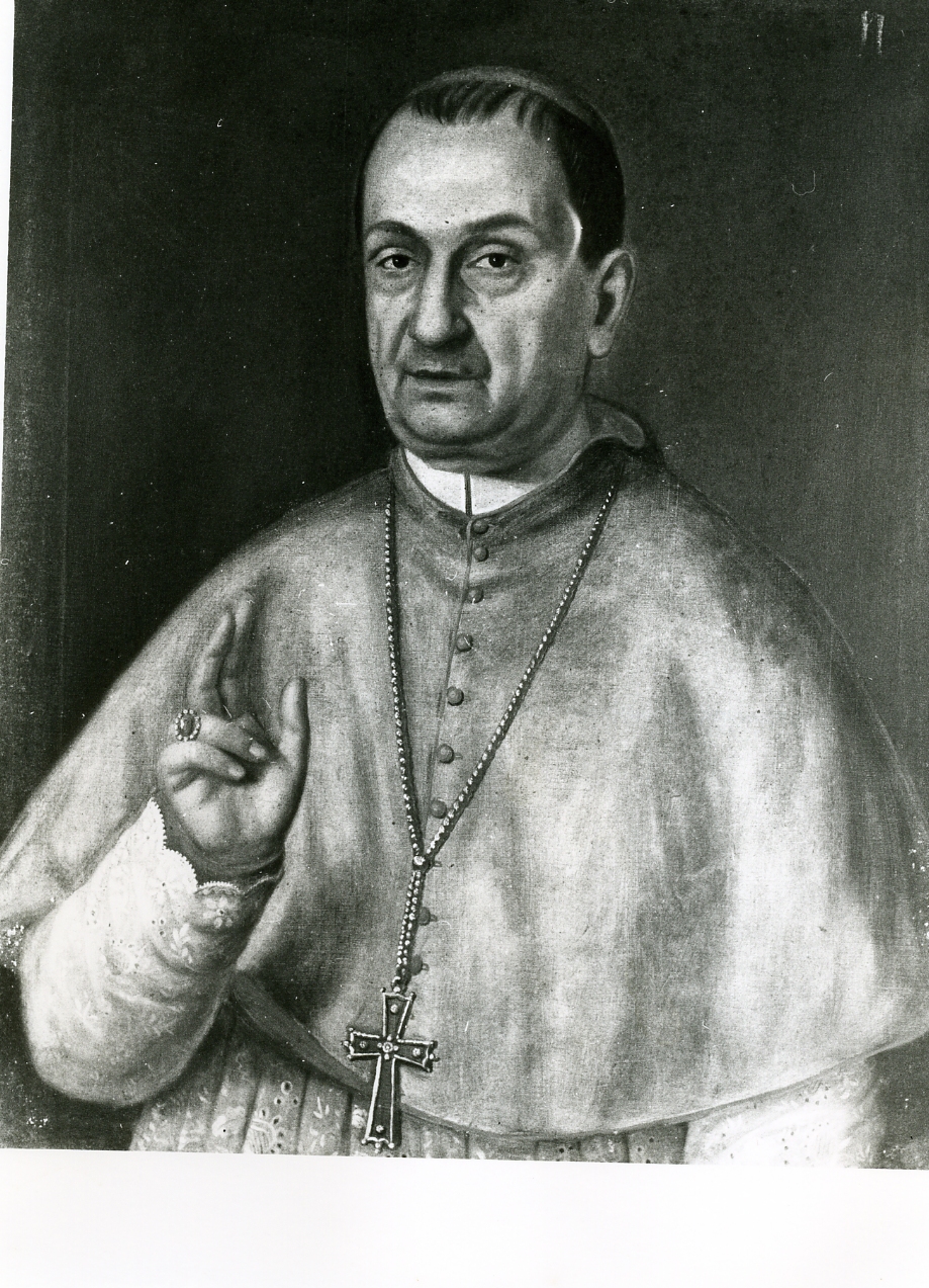 ritratto dell'arcivescovo Leopoldo Ruggiero (dipinto) - ambito napoletano (seconda metà sec. XIX)