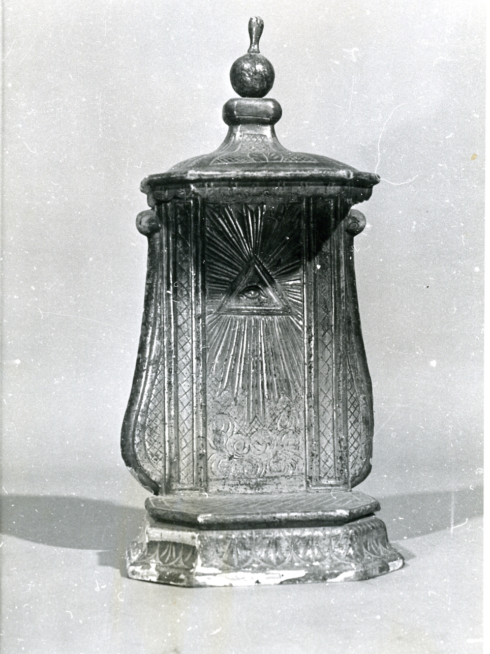 tronetto per esposizione eucaristica - bottega napoletana (prima metà sec. XVIII)