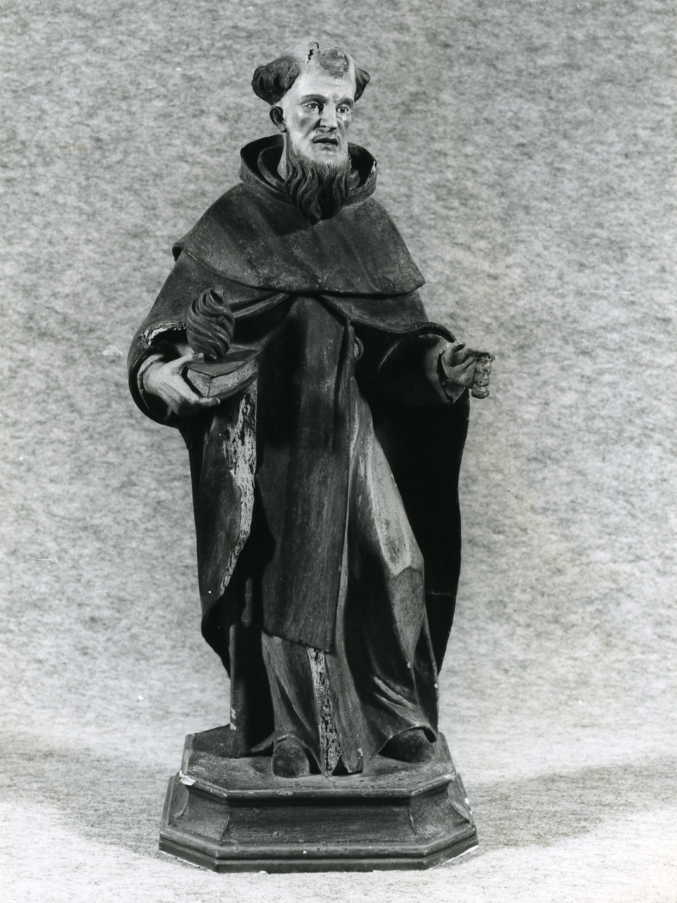 Sant'Antonio Abate (statuetta) - bottega napoletana (fine sec. XVIII)