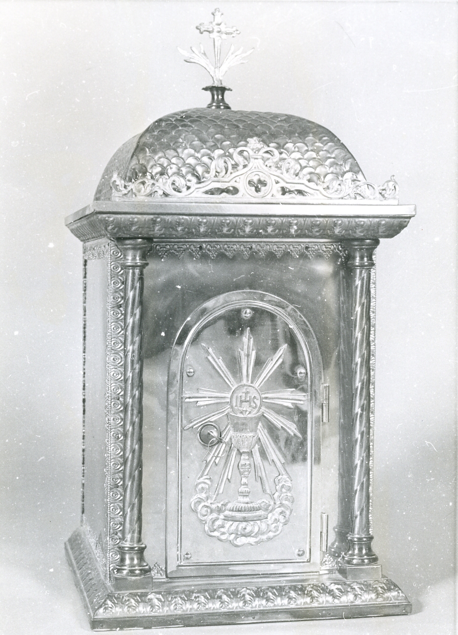 tronetto per esposizione eucaristica - bottega napoletana (metà sec. XIX)