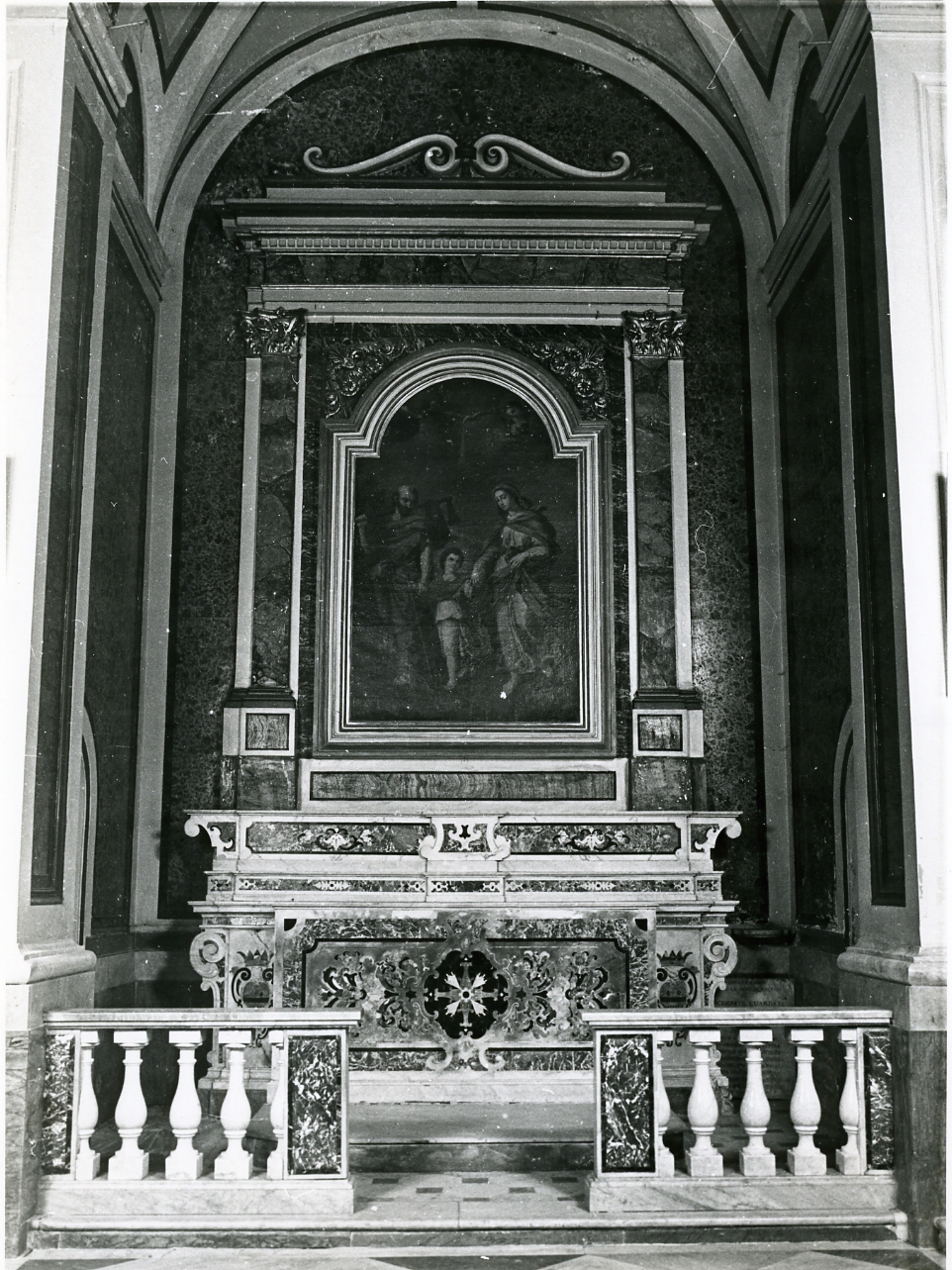 Sacra Famiglia (dipinto) - ambito napoletano (seconda metà sec. XVII)