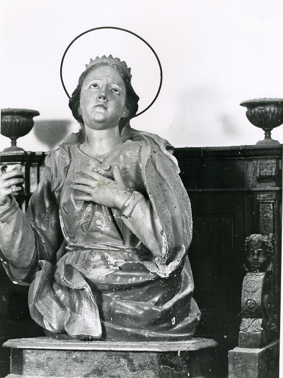 Santa martire (scultura) - bottega napoletana (seconda metà sec. XVIII)