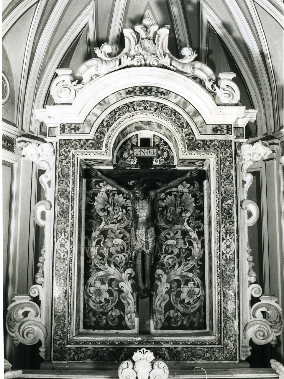 mostra d'altare - bottega napoletana (prima metà sec. XIX)