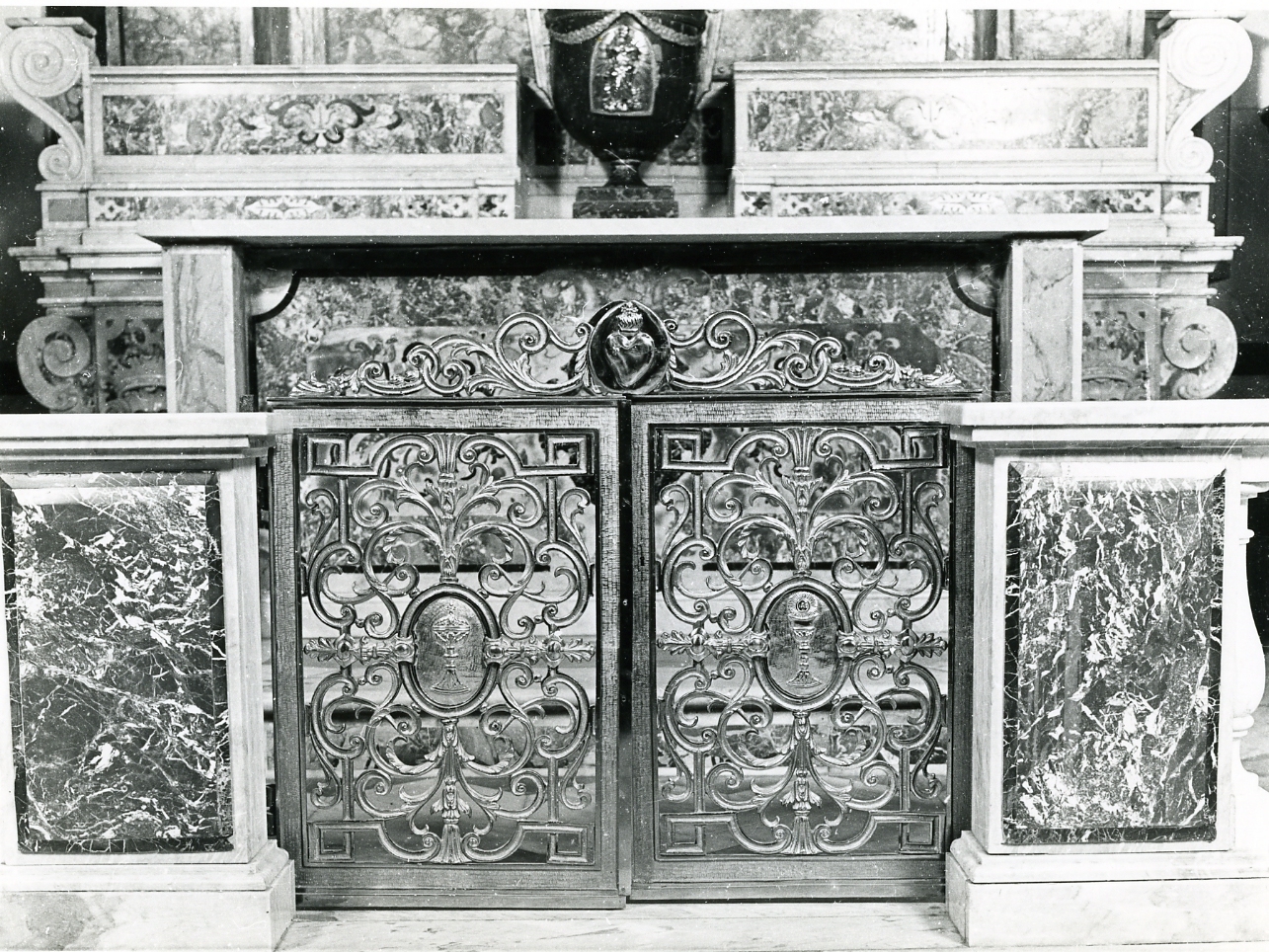 cancellata di balaustrata - bottega napoletana (prima metà sec. XX)