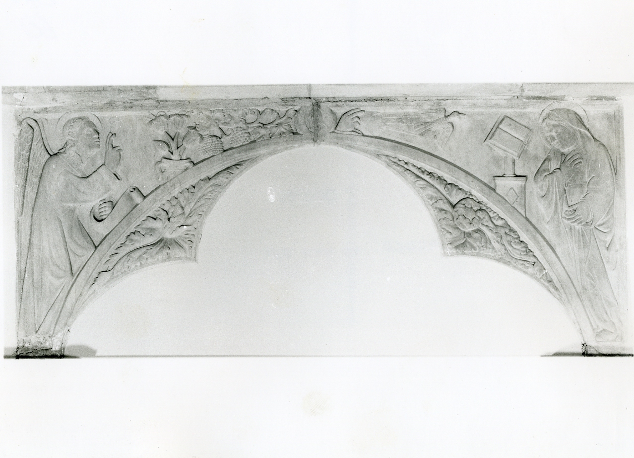 Annunciazione (rilievo) - bottega napoletana (inizio sec. XV)