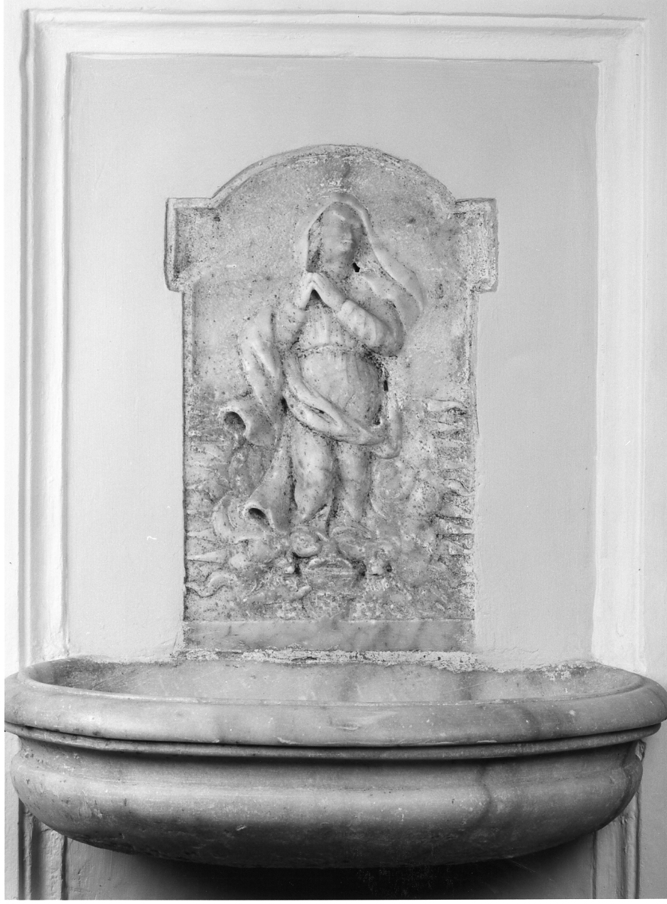 acquasantiera - bottega napoletana (seconda metà sec. XVII)