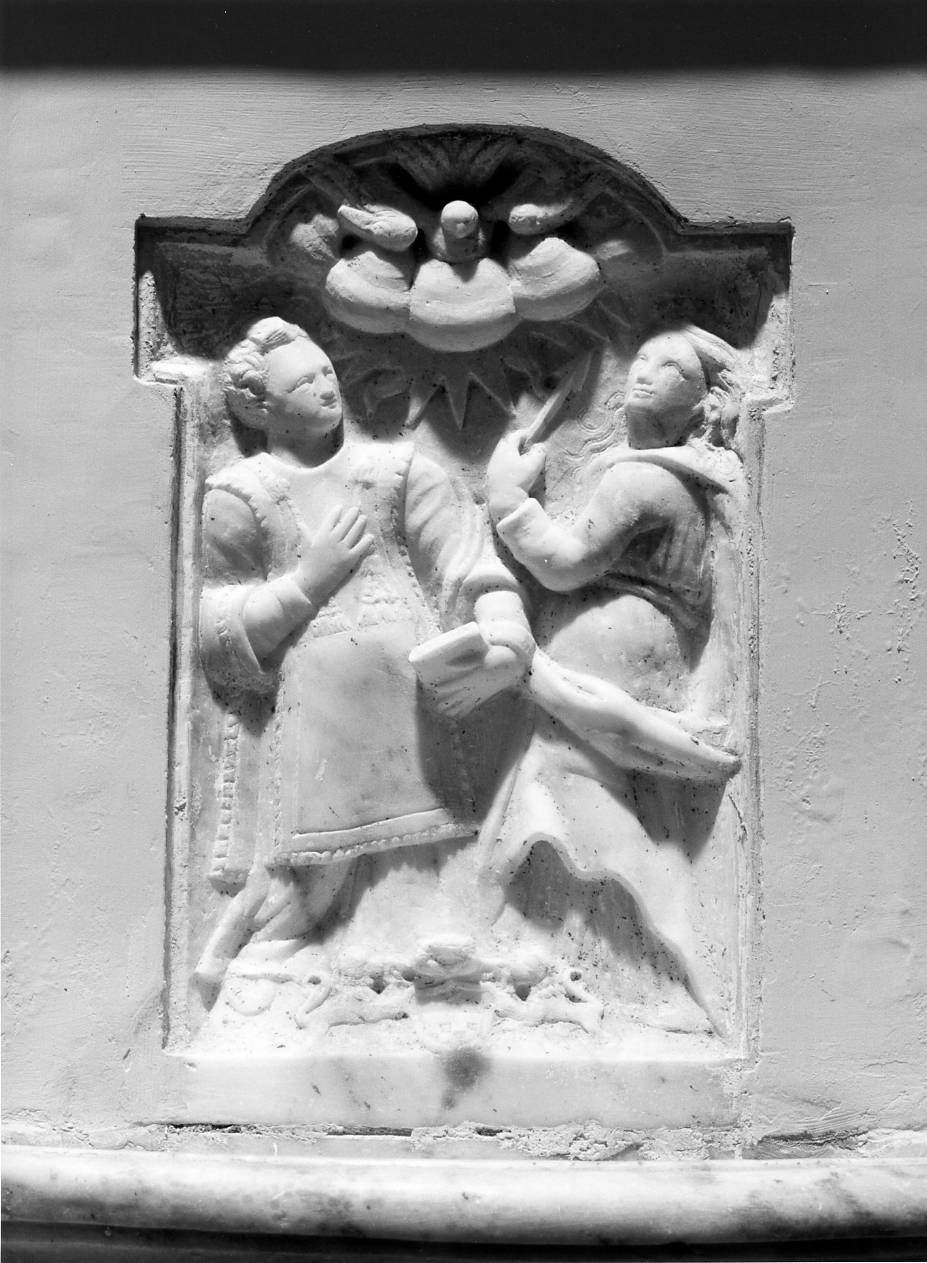 Santi (rilievo) - bottega napoletana (seconda metà sec. XVII)