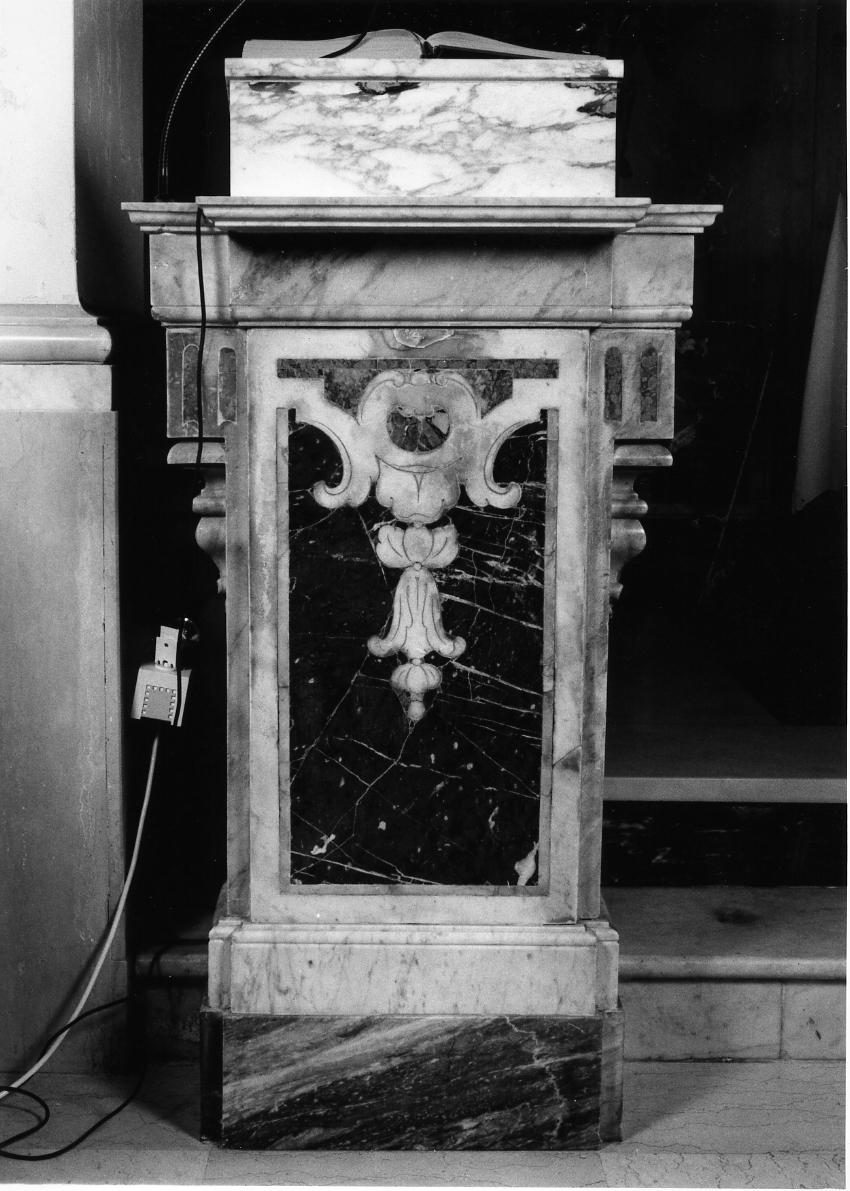 balaustrata, frammento - bottega napoletana (metà sec. XVIII)