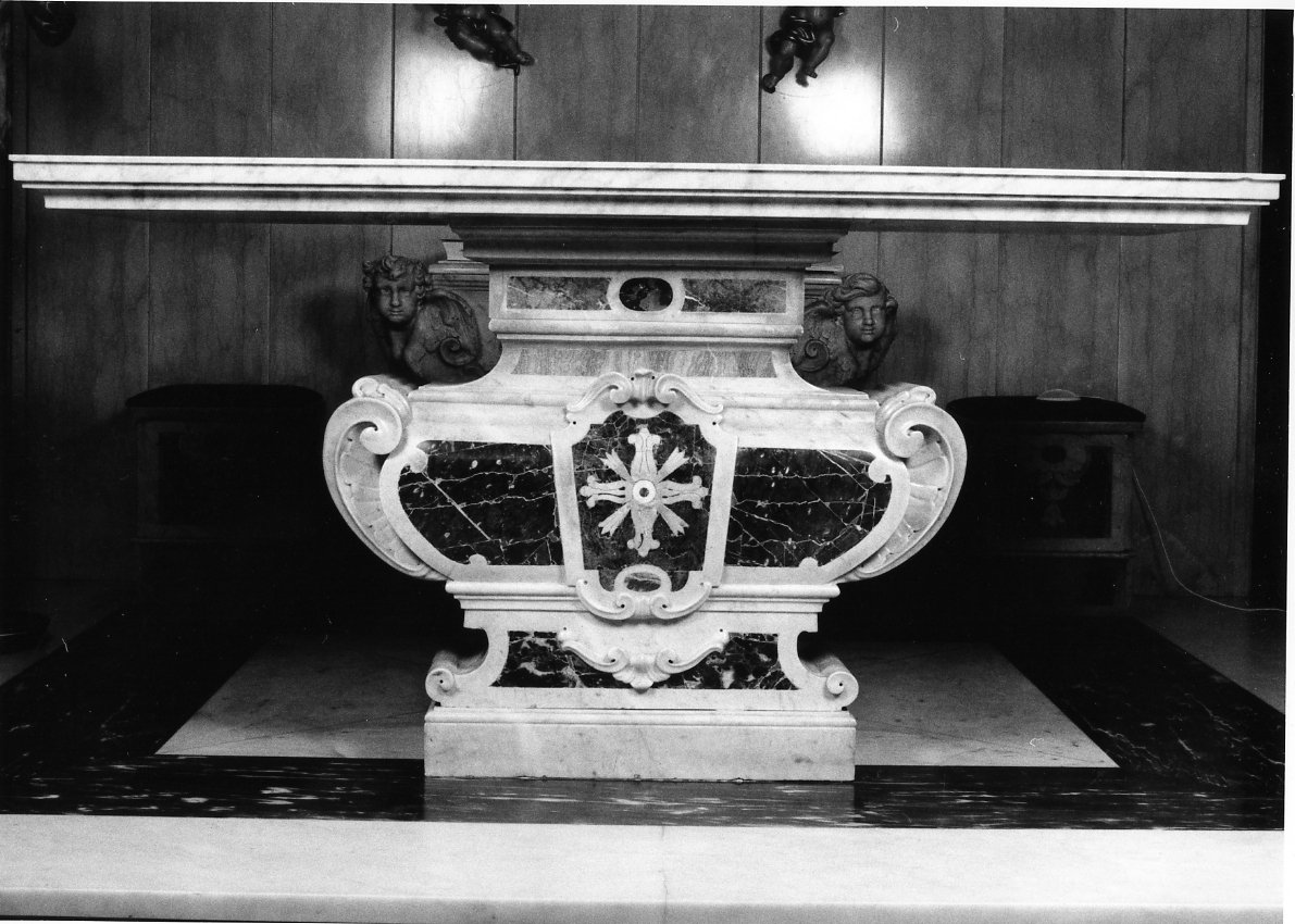 paliotto, elemento d'insieme - bottega napoletana (fine sec. XVIII)