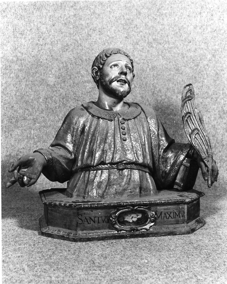 Santo Stefano (reliquiario - a busto, elemento d'insieme) di Dato Vincenzo (prima metà sec. XVII)
