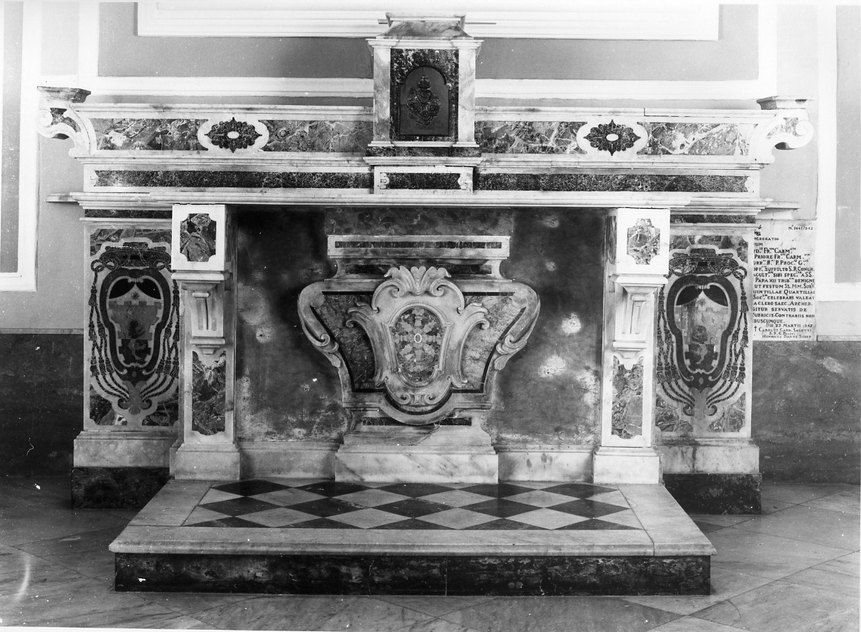 altare - bottega napoletana (prima metà sec. XVIII)